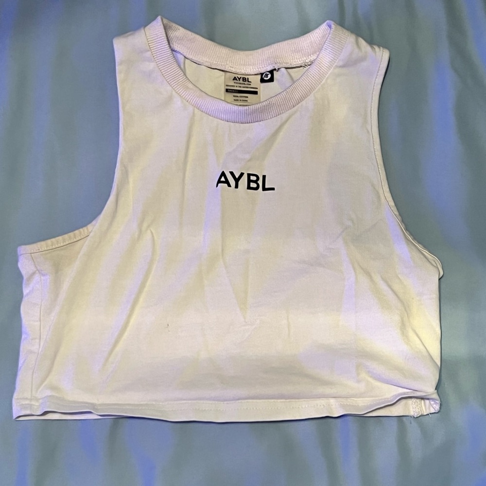 AYBL Training Crop Vest White